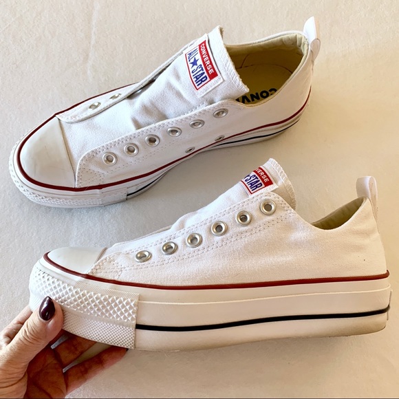 all stars white platform
